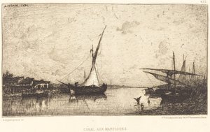 Canal at Martigues by Adolphe Appian