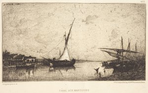 Canal at Martiques by Adolphe Appian