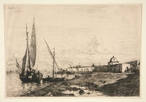 The Port of San Remo by Adolphe Appian