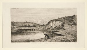 A Rock in the Commons of Rix (Ain) by Adolphe Appian