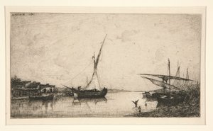 Two Bridges; Fishing Boat