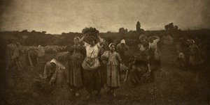 Calling in the Gleaners by Adolphe Braun