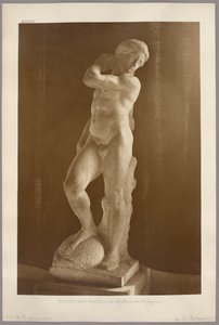 Unfinished Apollo in the Uffizi Gallery by Adolphe Braun