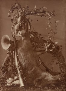 Still Life of a Hunting Scene by Adolphe Braun