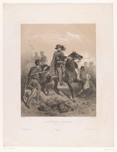 General Giuseppe Garibaldi Leading in the Battle of Varese by Adolphe Jean Baptiste Bayot