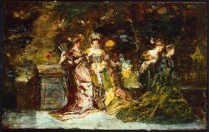 Women in a Park, c.1858