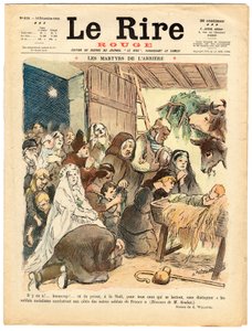 Cover of The Red Laughter, Satirical in Colors by Adolphe Leon Willette