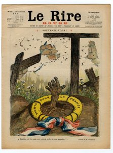 Cover of The Red Laughter, Satirical in Colors by Adolphe Leon Willette