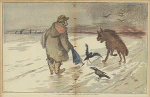 Illustration for Le Rire by Adolphe Leon Willette