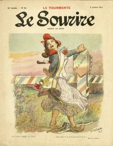 The Blow in the Back by Adolphe Leon Willette