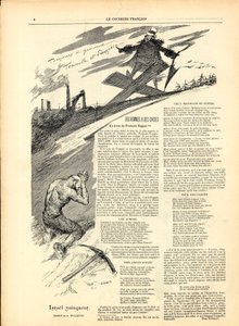 The English Courier, Satirical in B & W