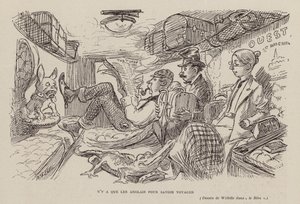 Only the English Know How to Travel by Adolphe Leon Willette
