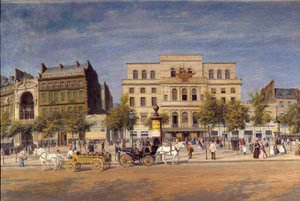 General View of the Theatres of the Boulevard du Temple