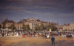 Theatres of the Temple Boulevard (detail)