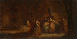 A Woodland Fête, c. 1853-1857 or c. 1862