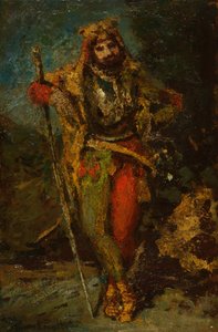 Mephisto from the Opera Faust by Adolphe Monticelli