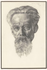 Photoreproduction of a Portrait of a Man by Han van der Kop by Adriaan Bijl