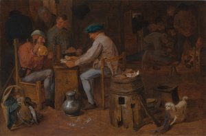 Card Players and Carousers