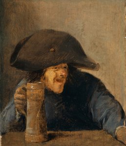 Peasant with Bicorne and Tankard, c.1630