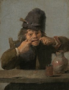 Youth Making a Face by Adriaen Brouwer