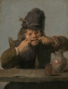 Youth Making a Face, c. 1632-1635 by Adriaen Brouwer