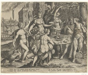 Allegory of the Five Senses by Adriaen Collaert