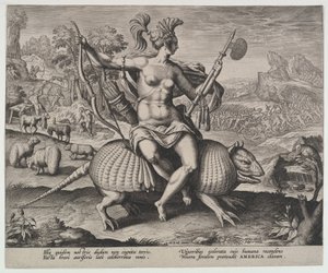 America, from the Four Continents by Adriaen Collaert