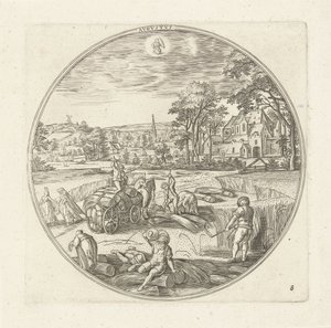 August (The Twelve Months) by Adriaen Collaert
