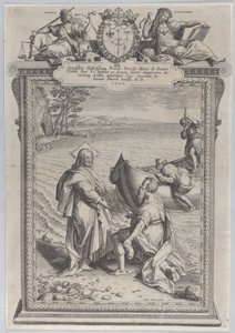 Christ Calling Saint Andrew and Saint Peter by Adriaen Collaert