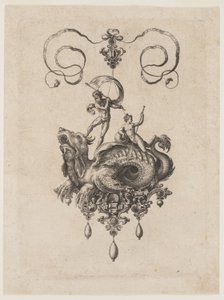 Designs for Pendants with Sea Monsters by Adriaen Collaert