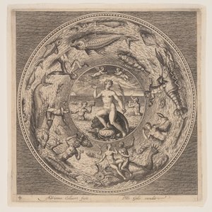 Galathea, from a Set of Designs for Plates by Adriaen Collaert