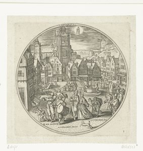 January by Adriaen Collaert