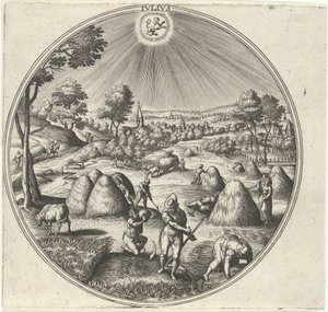 July by Adriaen Collaert