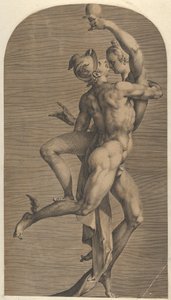 Mercury Abducting Psyche by Adriaen Collaert