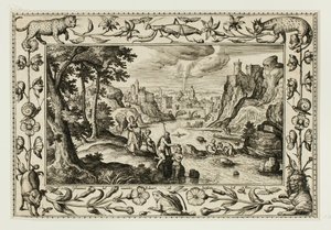 The Baptism of Christ, from Landscapes with Old and New Testament Scenes and Hunting Scenes