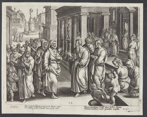 The Blinding of Elymas by Adriaen Collaert