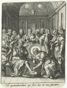 Washing of the Feet by Adriaen Collaert