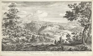 View of the Castle of Sainte Anne by Adriaen Frans Boudewyns