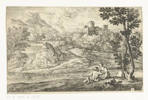 Landscape with Castle by Adriaen Frans Boudewyns