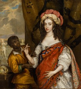 Posthumous Portrait of Mary I Stuart with a Servant, c.1664