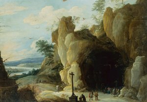 The Rest on the Flight into Egypt by Adriaen Isenbrandt or Isenbrant