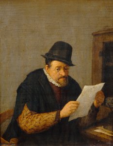 The Reading by Adriaen Jansz. van Ostade