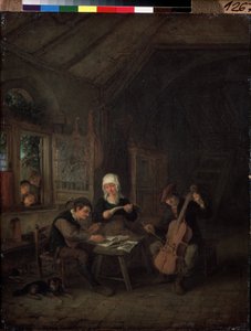 Rural Musicians by Adriaen Jansz. van Ostade