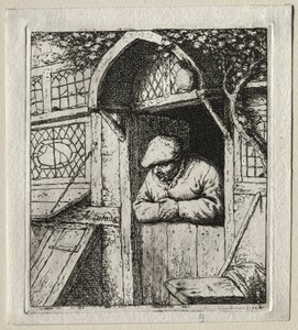 Peasant Leaning on His Doorway
