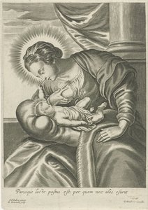 Mary Feeding the Christ Child by Adriaen Lommelin (attributed to workshop of)