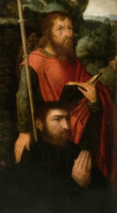 A Male Saint with a Donor