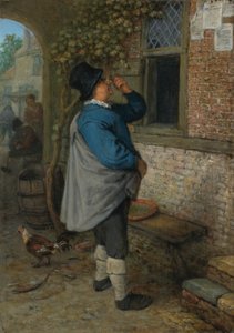 A Man Reading the News by Adriaen van Ostade
