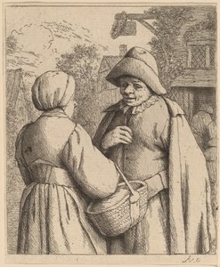 Man and Woman Conversing