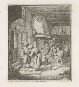 Man Pays a Woman in an Inn