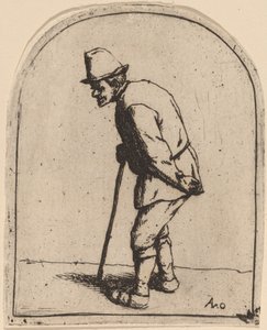 Peasant with a Crooked Back by Adriaen van Ostade
